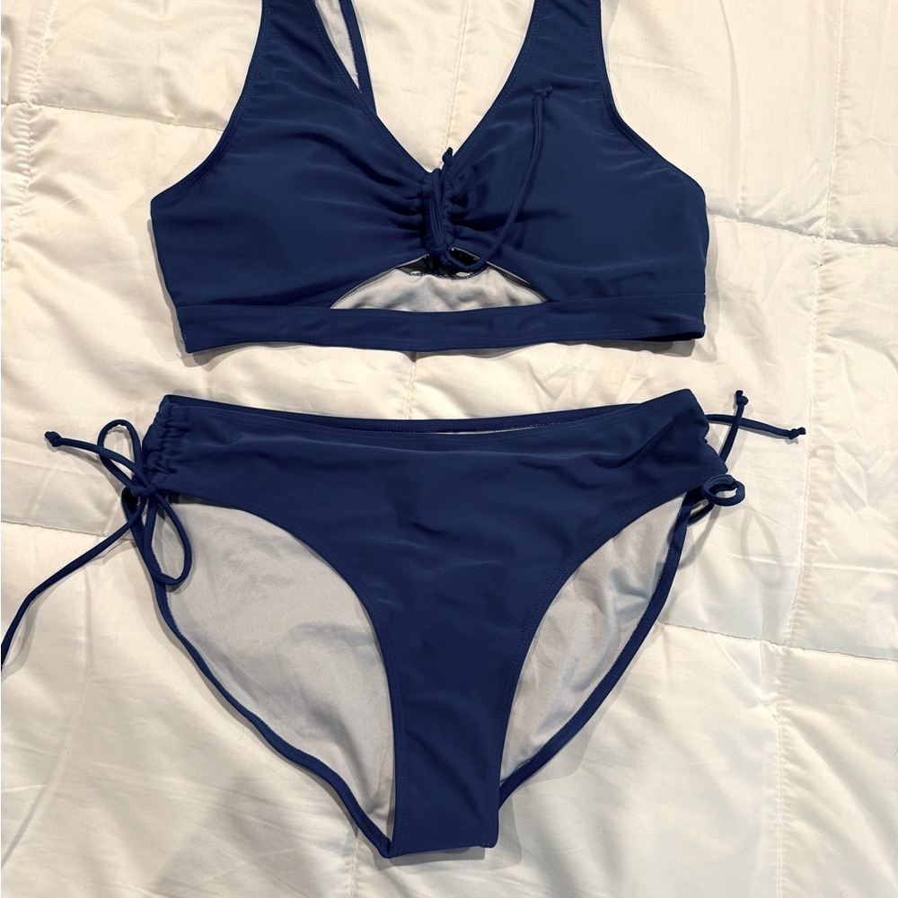 SWIM SALE! Bundle and Save!! Shein Vibrant Blue Bikini Set, sz 1XL